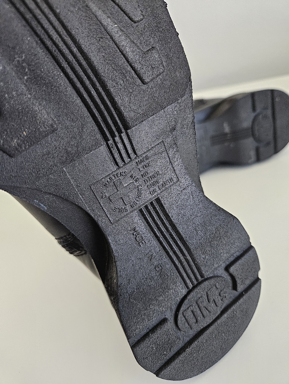 Dr. Martens Vintage 9278 Leather Made in England Black Platform Boots Women US 7 - Picture 9 of 11